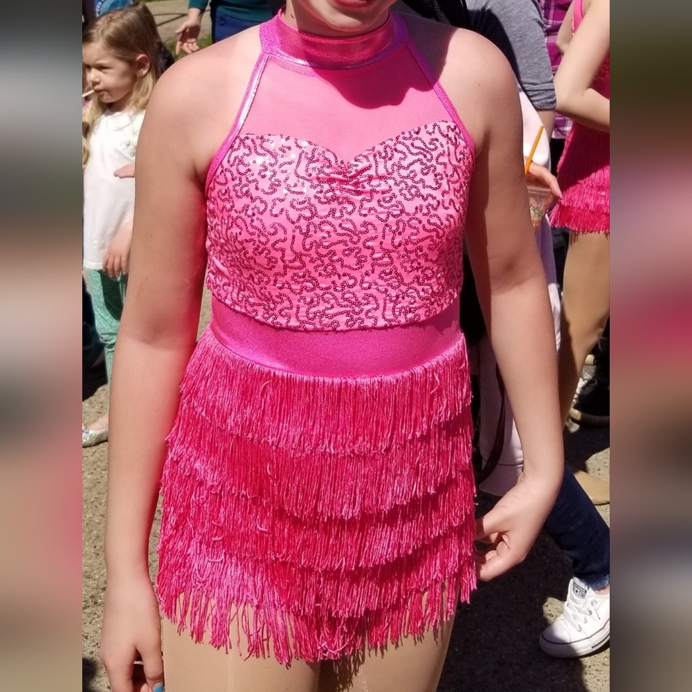Weissman Fuchsia Sequin Dance Costume